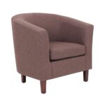 BOGA Πολυθρόνα Σαλονιού - Καθιστικού, Ύφασμα Καφέ 75x73x74cm - Image 2
