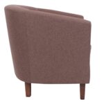 BOGA Πολυθρόνα Σαλονιού - Καθιστικού, Ύφασμα Καφέ 75x73x74cm - Image 4