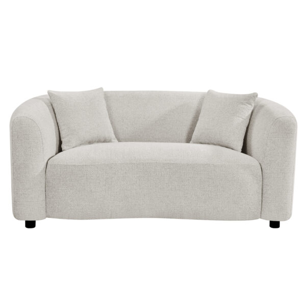 ΚΑΝΑΠΕΣ 2-ΘΕΣΙΟΣ NORD HM3322.02 ΑΝΟΙΧΤΟ ΜΠΕΖ ΥΦΑΣΜΑ 170x91x75Υεκ. - Image 3