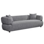 ΚΑΝΑΠΕΣ 3-ΘΕΣΙΟΣ ARCTIS HM3327.01 ΓΚΡΙ ΥΦΑΣΜΑ 229x88x88Υεκ.