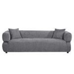 ΚΑΝΑΠΕΣ 3-ΘΕΣΙΟΣ ARCTIS HM3327.01 ΓΚΡΙ ΥΦΑΣΜΑ 229x88x88Υεκ. - Image 3
