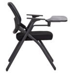 ΚΑΡΕΚΛΑ ΣΥΝΕΔΡΙΟΥ ΠΤΥΣΣΟΜΕΝΗ ΜΕ ΑΝΑΛΟΓΙΟ DENO HM1209.01 MESH ΥΦΑΣΜΑ ΜΑΥΡΟ 65x63x82Υεκ. - Image 4