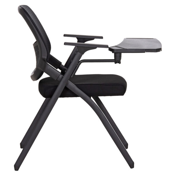 ΚΑΡΕΚΛΑ ΣΥΝΕΔΡΙΟΥ ΠΤΥΣΣΟΜΕΝΗ ΜΕ ΑΝΑΛΟΓΙΟ DENO HM1209.01 MESH ΥΦΑΣΜΑ ΜΑΥΡΟ 65x63x82Υεκ. - Image 4