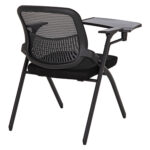 ΚΑΡΕΚΛΑ ΣΥΝΕΔΡΙΟΥ ΠΤΥΣΣΟΜΕΝΗ ΜΕ ΑΝΑΛΟΓΙΟ DENO HM1209.01 MESH ΥΦΑΣΜΑ ΜΑΥΡΟ 65x63x82Υεκ. - Image 5