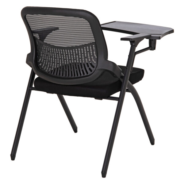 ΚΑΡΕΚΛΑ ΣΥΝΕΔΡΙΟΥ ΠΤΥΣΣΟΜΕΝΗ ΜΕ ΑΝΑΛΟΓΙΟ DENO HM1209.01 MESH ΥΦΑΣΜΑ ΜΑΥΡΟ 65x63x82Υεκ. - Image 5