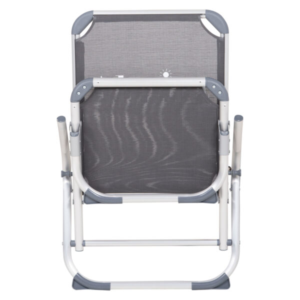 ΚΑΡΕΚΛΑΚΙ ΠΑΡΑΛΙΑΣ ΑΛΟΥΜINIOY ΒΑΡ.ΤΥΠΟΥ ΨΗΛΗ ΠΛΑΤΗ ALMIRA HM5053.10 ΓΚΡΙ 55x71x66Υεκ - Image 6