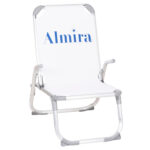 ΚΑΡΕΚΛΑΚΙ ΠΑΡΑΛΙΑΣ ΑΛΟΥΜΙΝΙΟΥ ΒΑΡ.ΤΥΠΟΥ ΥΠΕΡΥΨΩΜΕΝΟ ALMIRA HM6431.03 ΛΕΥΚΟ 53x68x80Υεκ