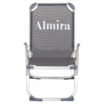 ΚΑΡΕΚΛΑΚΙ ΠΑΡΑΛΙΑΣ ΑΛΟΥΜΙΝΙΟΥ ΒΑΡ.ΤΥΠΟΥ ΥΠΕΡΥΨΩΜΕΝΟ ALMIRA HM6431.10 ΓΚΡΙ 53x68x80Υεκ - Image 3