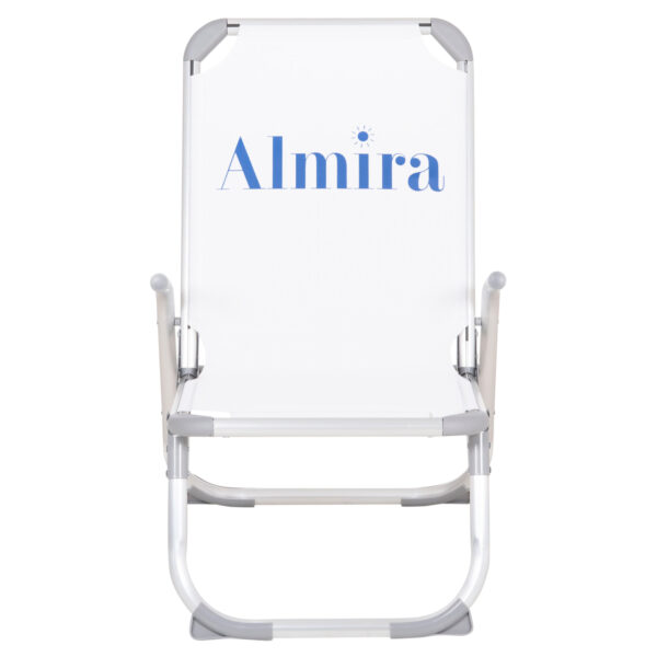 ΚΑΡΕΚΛΑΚΙ ΠΑΡΑΛΙΑΣ ΑΛΟΥΜΙΝΙΟΥ ΒΑΡ.ΤΥΠΟΥ ΥΠΕΡΥΨΩΜΕΝΟ ALMIRA HM6431.03 ΛΕΥΚΟ 53x68x80Υεκ - Image 3