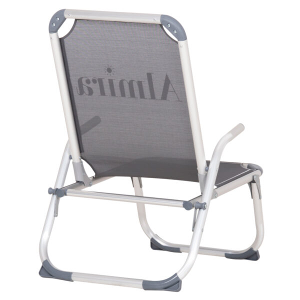 ΚΑΡΕΚΛΑΚΙ ΠΑΡΑΛΙΑΣ ΑΛΟΥΜΙΝΙΟΥ ΒΑΡ.ΤΥΠΟΥ ΥΠΕΡΥΨΩΜΕΝΟ ALMIRA HM6431.10 ΓΚΡΙ 53x68x80Υεκ - Image 5