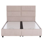 ΚΡΕΒΑΤΙ MILO ΔΙΠΛΟ ΜΕ ΑΠΟΘΗΚΕΥΤΙΚΟ ΧΩΡΟ HM622.32 ΜΠΕΖ ΥΦΑΣΜΑ-- ΓΙΑ ΣΤΡΩΜΑ 160x200εκ - Image 5