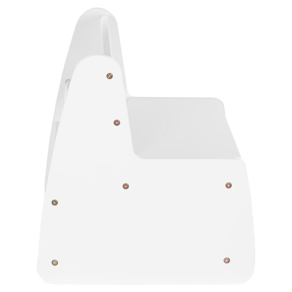 ΠΑΓΚΑΚΙ ΠΑΙΔΙΚΟ ΜΕ ΑΠΟΘ.ΧΩΡΟ RICKI HM18342.03 MDF & ΚΟΝΤΡΑΠΛΑΚΕ ΛΕΥΚΟ 63x43x47Υεκ - Image 4