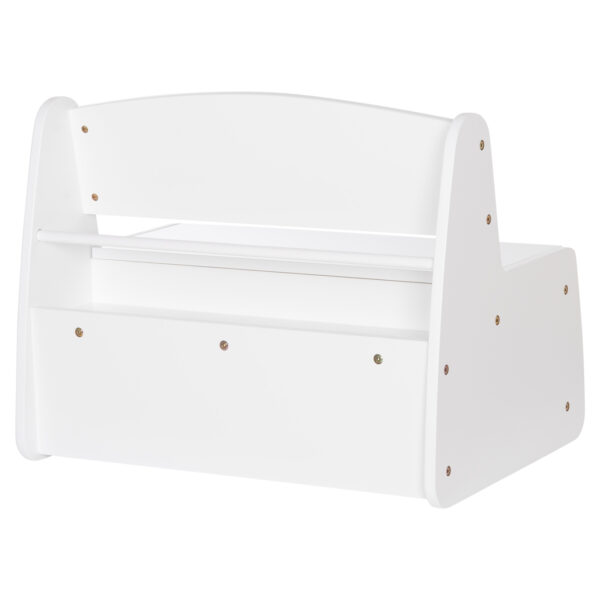 ΠΑΓΚΑΚΙ ΠΑΙΔΙΚΟ ΜΕ ΑΠΟΘ.ΧΩΡΟ RICKI HM18342.03 MDF & ΚΟΝΤΡΑΠΛΑΚΕ ΛΕΥΚΟ 63x43x47Υεκ - Image 5