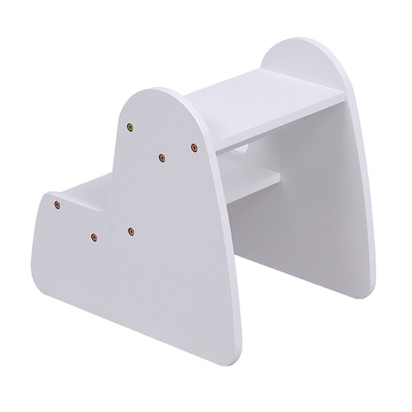 ΠΑΙΔΙΚΗ ΣΚΑΛΑ/ΣΚΑΜΠΟ RICKI HM18340.03 MDF & ΚΟΝΤΡΑΠΛΑΚΕ ΛΕΥΚΟ 33x43.5x40.5Υεκ - Image 5