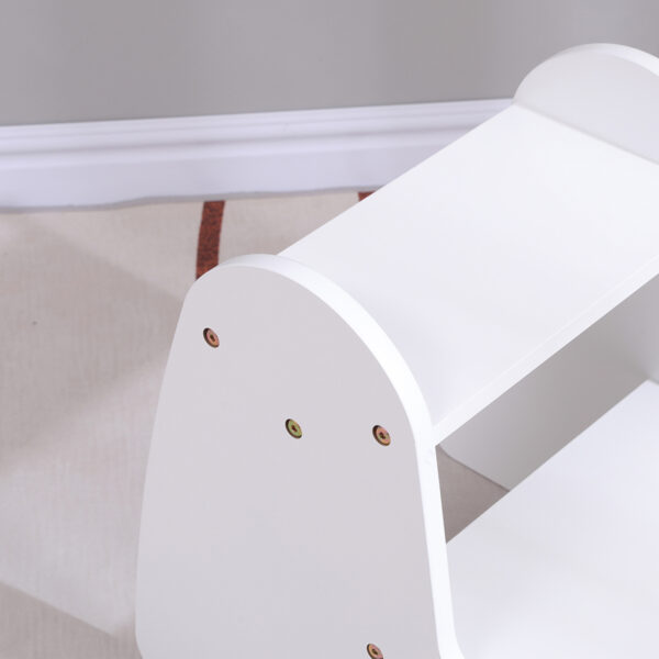 ΠΑΙΔΙΚΗ ΣΚΑΛΑ/ΣΚΑΜΠΟ RICKI HM18340.03 MDF & ΚΟΝΤΡΑΠΛΑΚΕ ΛΕΥΚΟ 33x43.5x40.5Υεκ - Image 6