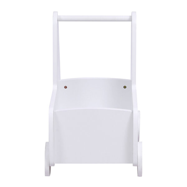 ΠΑΙΔΙΚΟ ΤΡΟΛΕΥ/ΚΑΡΟΤΣΑΚΙ RICKI HM18341.03 MDF & ΚΟΝΤΡΑΠΛΑΚΕ ΛΕΥΚΟ 33x45x50Υεκ - Image 4