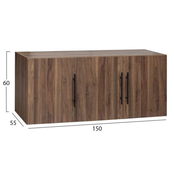 ΠΑΤΑΡΙ 3ΦΥΛΛΗΣ ΝΤΟΥΛΑΠΑΣ CARYS HM747.11 ΜΕΛΑΜΙΝΗ ΚΑΡΥΔΙ 150x55x60Υεκ - Image 2