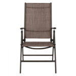 ΠΟΛΥΘΡΟΝΑ ZURI  7ΘΕΣΕΩΝ ΠΤΥΣ/ΝΗ ΜΕΤΑΛΛΙΚΗ ΚΑΦΕ ME ΚΑΦΕ TEXTILENE HM5700.02 55x70x103Υ εκ. - Image 5