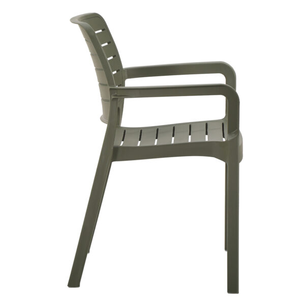 ΠΟΛΥΘΡΟΝΑ ΕΞΩΤ.ΧΩΡΟΥ FLAN HM6369.05 DARK OLIVE ΠΟΛΥΠΡΟΠΥΛΕΝΙΟ 57x56x82.5Yεκ. - Image 4