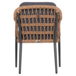 ΠΟΛΥΘΡΟΝΑ BOXER HM6556.01 ΑΛΟΥΜΙΝΙΟ & OLEFIN ΓΚΡΙ-TWIST WICKER 58x60x80Yεκ - Image 6