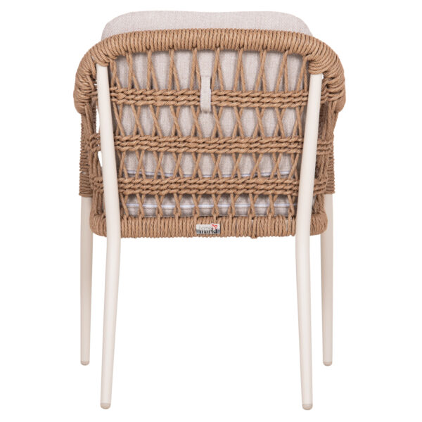 ΠΟΛΥΘΡΟΝΑ BOXER HM6556.02 ΑΛΟΥΜΙΝΙΟ & OLEFIN ΜΠΕΖ-TWIST WICKER 58x60x80Yεκ - Image 6