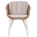 ΠΟΛΥΘΡΟΝΑ VICTUS HM6559.02 ΑΛΟΥΜΙΝΙΟ & OLEFIN ΜΠΕΖ-TWIST WICKER 60x62x76Yεκ - Image 3