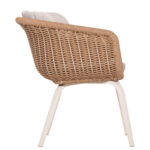 ΠΟΛΥΘΡΟΝΑ VICTUS HM6559.02 ΑΛΟΥΜΙΝΙΟ & OLEFIN ΜΠΕΖ-TWIST WICKER 60x62x76Yεκ - Image 4