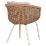 ΠΟΛΥΘΡΟΝΑ VICTUS HM6559.02 ΑΛΟΥΜΙΝΙΟ & OLEFIN ΜΠΕΖ-TWIST WICKER 60x62x76Yεκ - Image 5