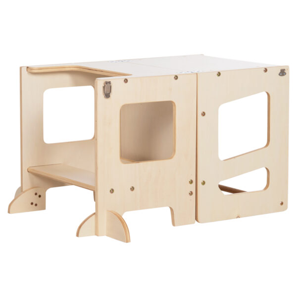 ΠΥΡΓΟΣ ΕΚΜΑΘΗΣΗΣ ΜΕ ΠΙΝΑΚΑ RICKI HM18344.01 ΞΥΛΟ ΠΕΥΚΟΥ ΦΥΣΙΚΟ 43x32x84Υεκ - Image 5