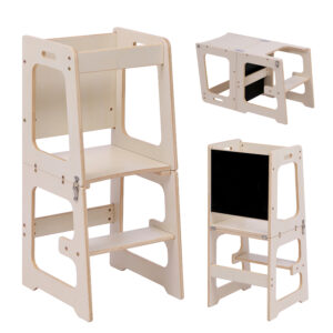 ΠΥΡΓΟΣ ΕΚΜΑΘΗΣΗΣ ΜΕ ΠΙΝΑΚΑ RICKI HM18345.01 ΞΥΛΟ ΠΕΥΚΟΥ ΦΥΣΙΚΟ 37x40x84Υεκ