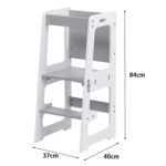 ΠΥΡΓΟΣ ΕΚΜΑΘΗΣΗΣ ΜΕ ΠΙΝΑΚΑ RICKI HM18345.03 ΞΥΛΟ ΠΕΥΚΟΥ ΛΕΥΚΟ/ΓΚΡΙ 37x40x84Υεκ - Image 3