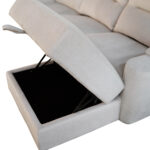 ΣΕΤ ΚΑΝΑΠΕΣ-ΠΟΛΥΘΡΟΝΑ RELAX SYNTHIA HM10736.01 ΜΠΕΖ ΥΦΑΣΜΑ-ΗΛ.ΑΝΑΚΛΙΣΗ [R] - Image 4