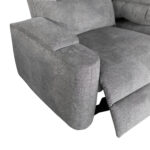 ΣΕΤ ΚΑΝΑΠΕΣ-ΠΟΛΥΘΡΟΝΑ RELAX SYNTHIA HM10736.03 ΓΚΡΙ ΥΦΑΣΜΑ-ΗΛ.ΑΝΑΚΛΙΣΗ [R] - Image 5