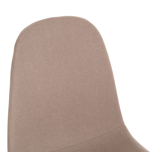 ΣΕΤ ΤΡΑΠΕΖΑΡΙΑΣ 5ΤΜΧ ΕΣ.ΧΩΡΟΥ JAFARU HM10885.12 ΣΤΡΟΓΓΥΛΟ ΤΡΑΠΕΖΙ Φ90 & 4 ΚΑΡΕΚΛΕΣ--ΜΠΕΖ - Image 4