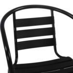 ΣΕΤ ΤΡΑΠΕΖΑΡΙΑΣ 5ΤΜΧ ADAM HM21220.03 ΚΑΡΕΚΛΕΣ ΜΕΤΑΛΛΙΚΕΣ & ΤΡΑΠΕΖΙ 110x60 ΜΑΥΡΟ - Image 5