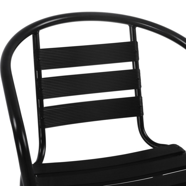 ΣΕΤ ΤΡΑΠΕΖΑΡΙΑΣ 5ΤΜΧ ADAM HM21220.03 ΚΑΡΕΚΛΕΣ ΜΕΤΑΛΛΙΚΕΣ & ΤΡΑΠΕΖΙ 110x60 ΜΑΥΡΟ - Image 5