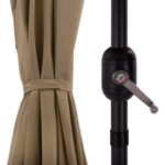 ΣΕΤ ΤΡΑΠΕΖΑΡΙΑΣ 6ΤΜΧ ΕΞΩΤ.ΧΩΡΟΥ BRAVO HM11543.02 ΤΡΑΠΕΖΙ-ΟΜΠΡΕΛΑ-4 ΠΟΛΥΘΡΟΝΕΣ--ΚΑΦΕ - Image 6