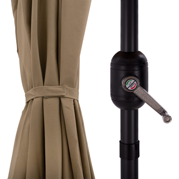 ΣΕΤ ΤΡΑΠΕΖΑΡΙΑΣ 6ΤΜΧ ΕΞΩΤ.ΧΩΡΟΥ BRAVO HM11543.02 ΤΡΑΠΕΖΙ-ΟΜΠΡΕΛΑ-4 ΠΟΛΥΘΡΟΝΕΣ--ΚΑΦΕ - Image 6