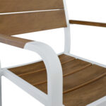 ΣΕΤ ΤΡΑΠΕΖΑΡΙΑΣ TABER HM10738.01 ΤΡΑΠΕΖΙ & 6 ΠΟΛΥΘΡΟΝΕΣ-ΑΛΟΥΜΙΝΙΟ & POLYWOOD-ΛΕΥΚΟ - Image 5