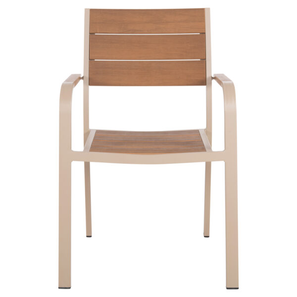 ΣΕΤ ΤΡΑΠΕΖΑΡΙΑΣ TABER HM10739 ΤΡΑΠΕΖΙ & 6 ΠΟΛΥΘΡΟΝΕΣ-ΑΛΟΥΜΙΝΙΟ & POLYWOOD-ΣΑΜΠΑΝΙ - Image 4