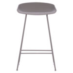 ΣΚΑΜΠΟ ΜΠΑΡ NAILA HM9299.10 ΓΚΡΙ ΜΕΣΑΙΟΥ ΥΨΟΥΣ 44x44x74Yεκ. - Image 3