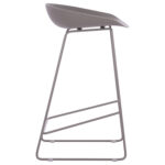 ΣΚΑΜΠΟ ΜΠΑΡ NAILA HM9299.10 ΓΚΡΙ ΜΕΣΑΙΟΥ ΥΨΟΥΣ 44x44x74Yεκ. - Image 4