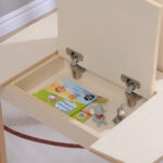 ΤΡΑΠΕΖΑΚΙ ΠΑΙΔΙΚΟ ΜΕ ΑΠΟΘ.ΧΩΡΟΥΣ RICKI HM18339.01 MDF & ΣΥΜΗΔΑ ΣΕ ΦΥΣΙΚΟ 65x65x47Υεκ - Image 5