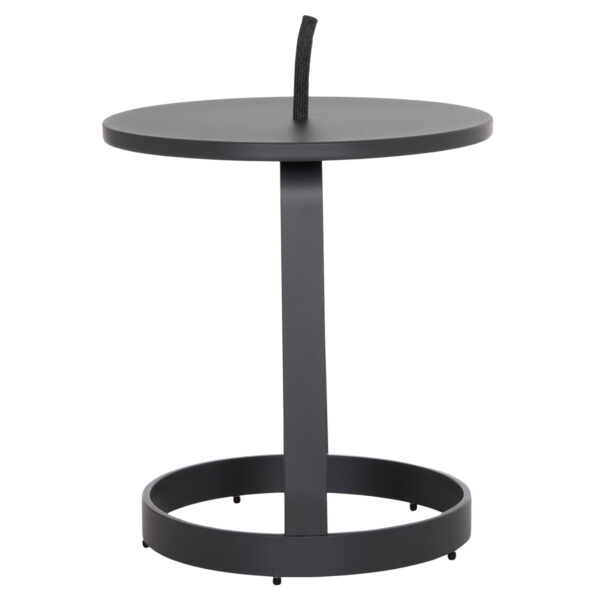 ΤΡΑΠΕΖΙ ΒΟΗΘΗΤΙΚΟ ΕΞ.ΧΩΡΟΥ MINO HM6432.01 ΑΛΟΥΜΙΝΙΟ & ΣΧΟΙΝΙ ΓΚΡΙ Φ47x53Υεκ - Image 4