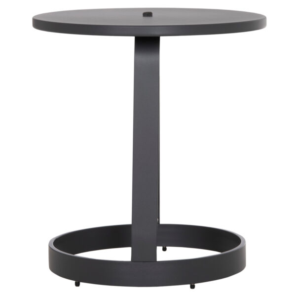 ΤΡΑΠΕΖΙ ΒΟΗΘΗΤΙΚΟ ΕΞ.ΧΩΡΟΥ MINO HM6432.01 ΑΛΟΥΜΙΝΙΟ & ΣΧΟΙΝΙ ΓΚΡΙ Φ47x53Υεκ - Image 5