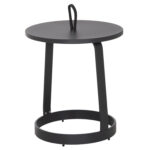 ΤΡΑΠΕΖΙ ΒΟΗΘΗΤΙΚΟ ΕΞ.ΧΩΡΟΥ MINO HM6432.01 ΑΛΟΥΜΙΝΙΟ & ΣΧΟΙΝΙ ΓΚΡΙ Φ47x53Υεκ - Image 6