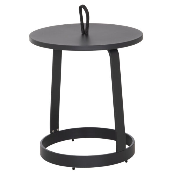 ΤΡΑΠΕΖΙ ΒΟΗΘΗΤΙΚΟ ΕΞ.ΧΩΡΟΥ MINO HM6432.01 ΑΛΟΥΜΙΝΙΟ & ΣΧΟΙΝΙ ΓΚΡΙ Φ47x53Υεκ - Image 6