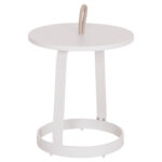 ΤΡΑΠΕΖΙ ΒΟΗΘΗΤΙΚΟ ΕΞ.ΧΩΡΟΥ MINO HM6432.02 ΑΛΟΥΜΙΝΙΟ ΛΕΥΚΟ & ΣΧΟΙΝΙ ΜΠΕΖ Φ47x53Υεκ