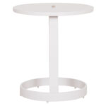 ΤΡΑΠΕΖΙ ΒΟΗΘΗΤΙΚΟ ΕΞ.ΧΩΡΟΥ MINO HM6432.02 ΑΛΟΥΜΙΝΙΟ ΛΕΥΚΟ & ΣΧΟΙΝΙ ΜΠΕΖ Φ47x53Υεκ - Image 5