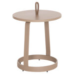 ΤΡΑΠΕΖΙ ΒΟΗΘΗΤΙΚΟ ΕΞ.ΧΩΡΟΥ MINO HM6432.03 ΑΛΟΥΜΙΝΙΟ & ΣΧΟΙΝΙ ΚΑΠΟΥΤΣΙΝΟ Φ47x53Υεκ